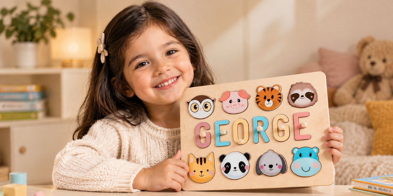 Woodemon Review: Personalized Wooden Name Puzzle, Kids Patch Jean Jacket, or Wooden Children's Room Wall Light: Which Personalized Gift Should You Choose?
